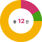 총 :12건 (완료2건 추진중 9건 기타 1건)
